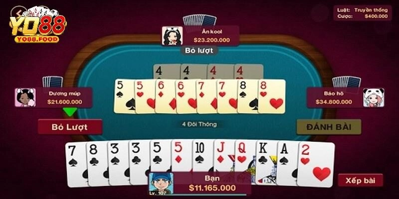 Cách chơi Tiến lên miền Nam Yo88 mà bạn cần biết